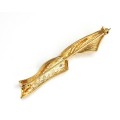 brosa "elegance" 80's. gold plated 18 k. Franta